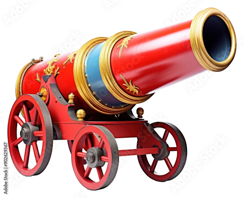 PNG Circus cannon white background cylinder conflict.