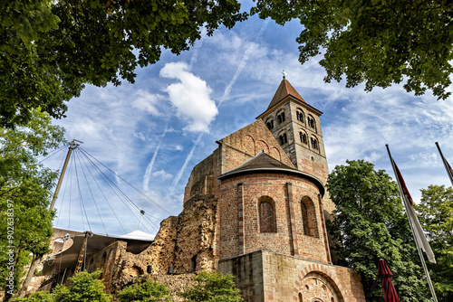 The historic Stifts ruin church of Bad Hersfeld