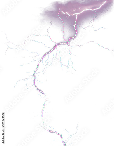 Purple Thunder PNG