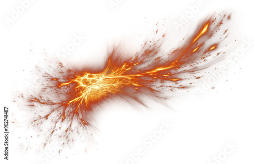 Light streak effect png, transparent background