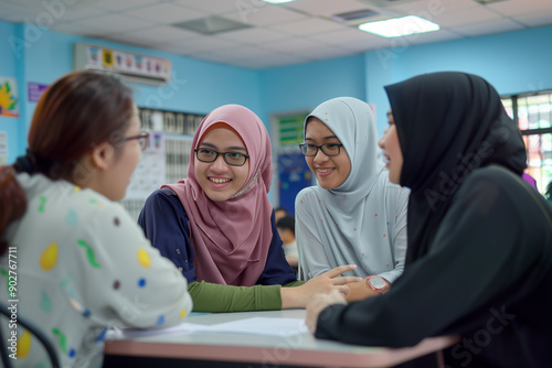 Photography of first year students engaging in and getting to know each other.