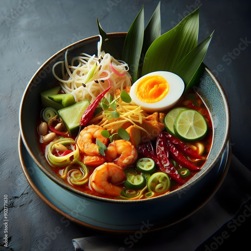 Plat Asam Laksa de Penang Malaisie