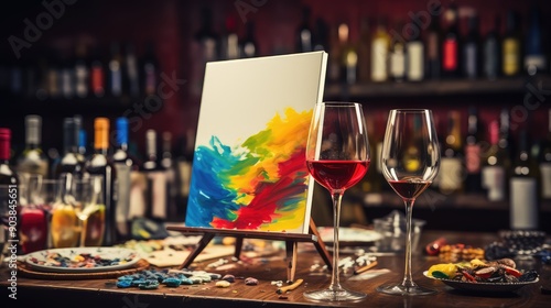 colors wine and paint