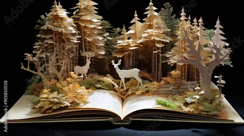 intricate book craft