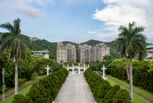 View from National Palace Museum in taipei