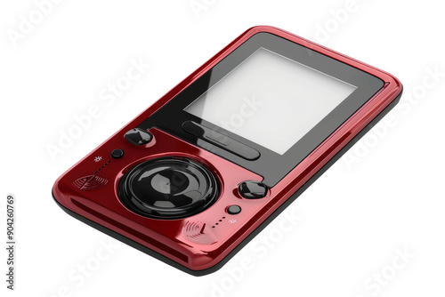 Compact MP3 Player isolated on transparent background