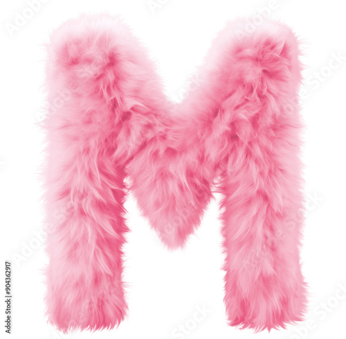 PNG Fur letter M pink accessories accessory.