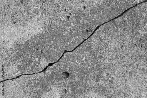 crack, cracked concrete, crevice, concrete, wall, floor