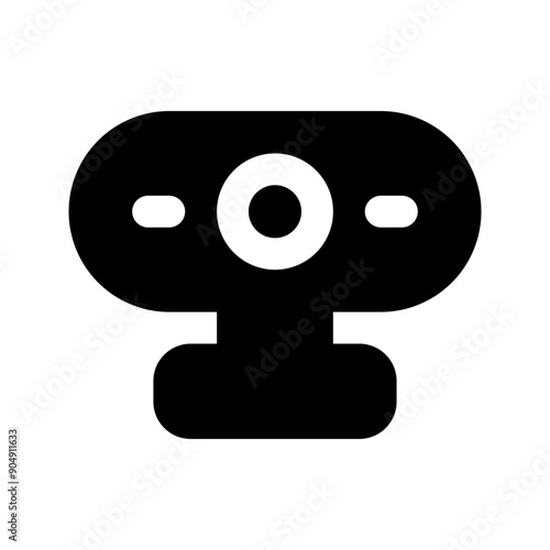 webcam glyph icon