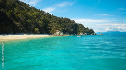 Turquoise waters of Abel Tasman National Park