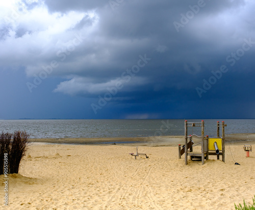 Spielplatz am Strand von Sahlenburg