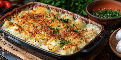 Bacalhau com Natas on the table