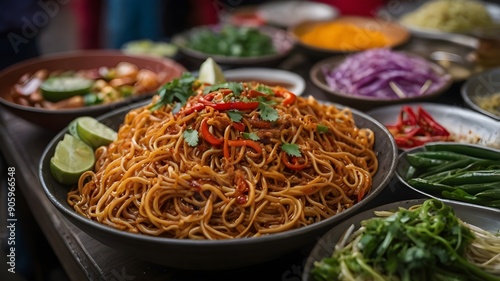 stir fried noodles with vegetables