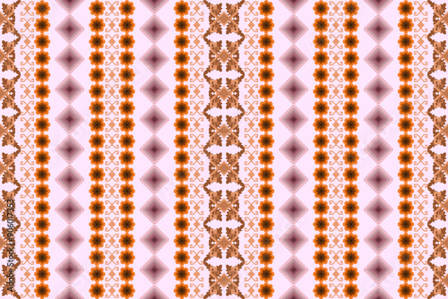 Ethnic Aztec geometric orientalist traditional seamless pattern. Native geometry boho Ikat texture elements design for fabric, clothing, embroidery, ornament, wallpaper, background, print, decor