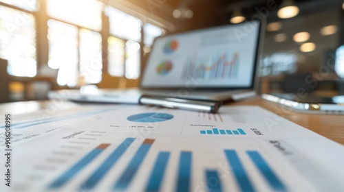 Close-up of salary benchmarking reports with detailed compensation data