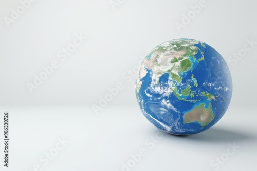 Earth Globe Showing Asia and Australia Continents