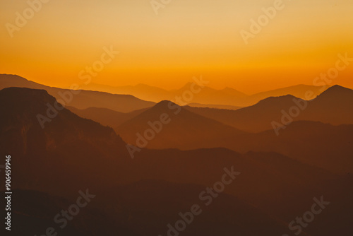 Layers of mountains / warstwy gór