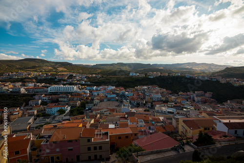 The old city of Tempio Pausania, Sardinia, Italy