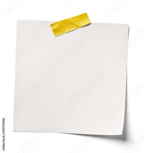 note tape adhesive blank paper label message background post notice reminder office notepad memo page empty notepaper white notebook sticky business