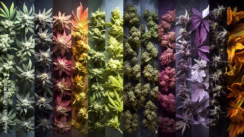 Vibrant Marijuana and Cannabis Imagery