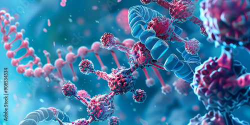 Advanced Molecular Structure: DNA and Protein Interaction", "Innovative Biomedical Research: Molecular Structures