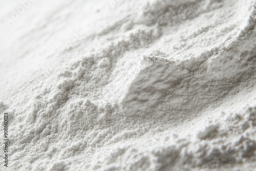 Close-Up of Gypsum Powder