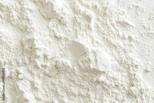 Close-Up of Gypsum Powder