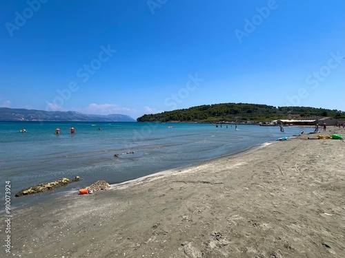 Bilin Žal Beach in Lumbarda on the island of Korcula