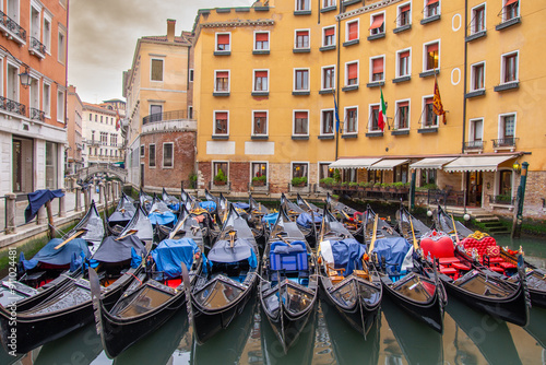 Godoles of Venice, emblematic symbol of this fabulous Italian city