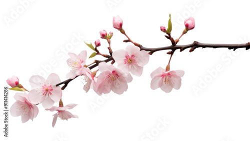 PNG Blossom branch flower cherry.