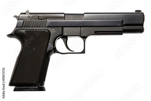 PNG Pistol handgun weapon white background.