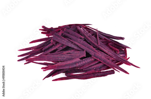 purple carrot isolated on white background