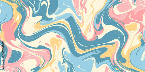 simple water marbling hydro dip texture pattern