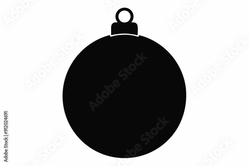 Christmas ball, Christmas ball icon vector, Christmas bauble vector illustration 