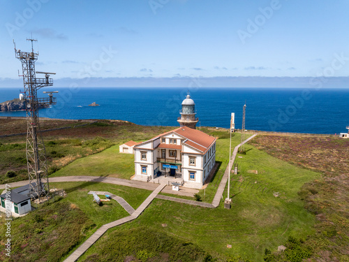 Faro del Cabo Peñas de Gozon en Asturias