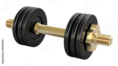 PNG Dumbbell sports gym white background.