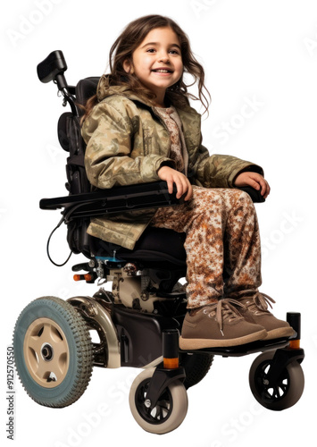 PNG Wheelchair child sitting girl.