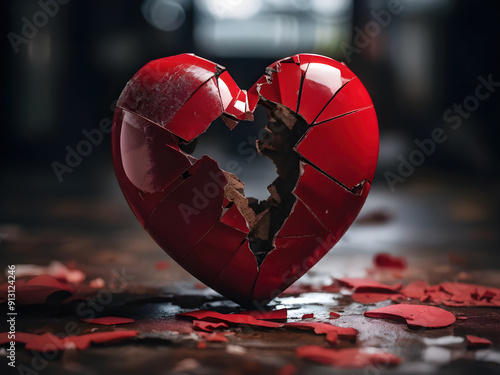 broken heart, concept of separation, betrayal