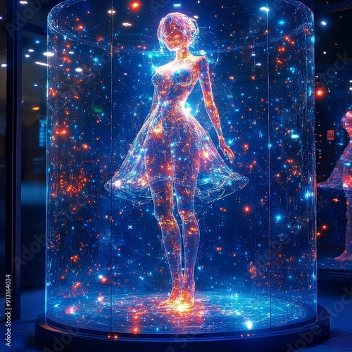 Virtual Idol Evolution: From Creation to Stardom in Futuristic Holographic Realism