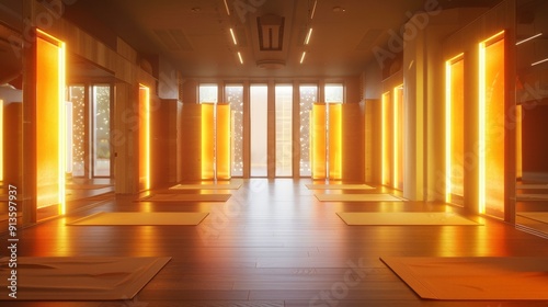 Imagine a yoga studio with infrared heating panels for hot yoga classes. The gentle heat enhances flexibility and provides a detoxifying sweat session.