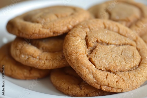 Brown Sugar Cookies. Soft and Spicy Biscuits Baked for Breakfast and Dessert