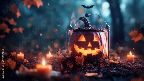 Halloween games, vibrant colors, playful scenes, cozy setting, inviting