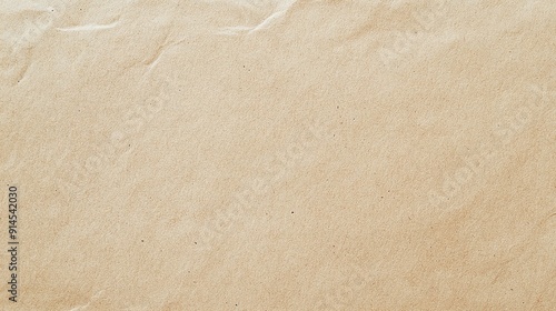 Smooth, plain brown paper sheet, perfect background image.