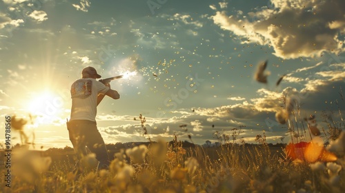 Precision in the Sky: Shotgun Skeet Shooting in America's Countryside