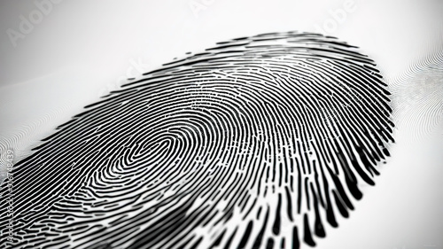 Macro photo fingerprint