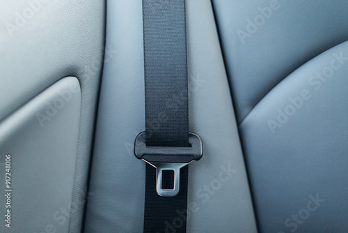 Safety seatbelt at the car