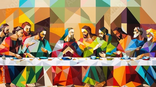 The Last Supper in a Modern Style