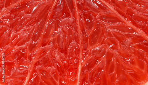 grapefruit pulp close up macro zoom