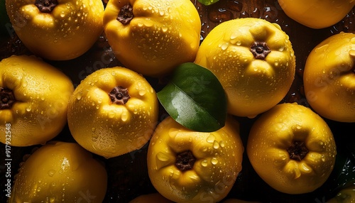 Close up photo of quinces