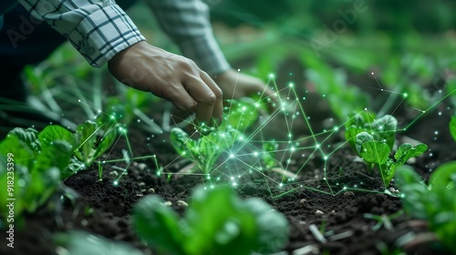 the concept of processing the cultivation of an agricultural field with automated on artificial intelligence. technologies of the future in agriculture